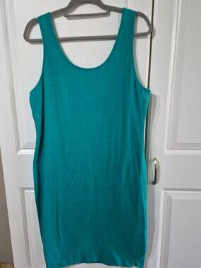SWAK Sleeveless Women's Dress Teal Size 2X